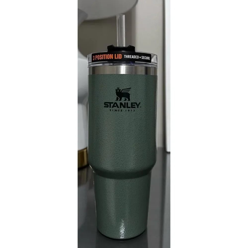Stanley Adventure Quencher Travel (Overseas)‎ Tumbler 30oz, HAMMERTONE GREEN